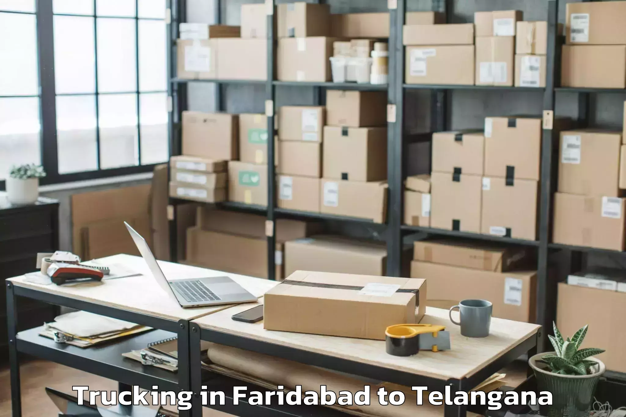 Easy Faridabad to Sathupalli Trucking Booking